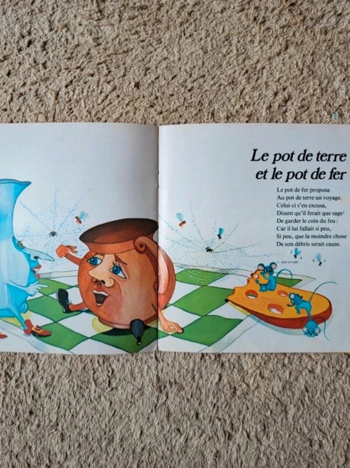 Livre des années 80 Fables de La Fontaine Collection Fabliaux - photo numéro 5