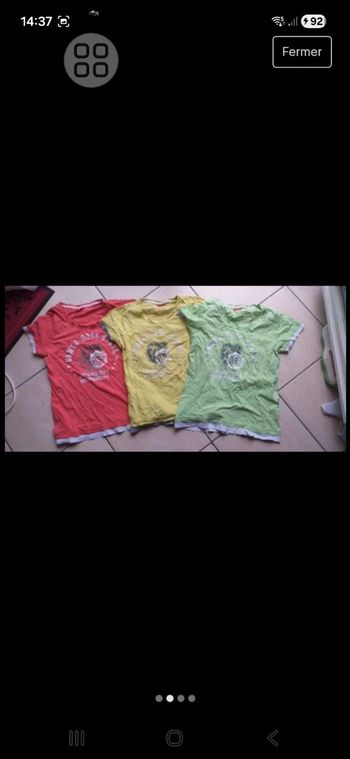 Lot de 2 tee-shirts t.42