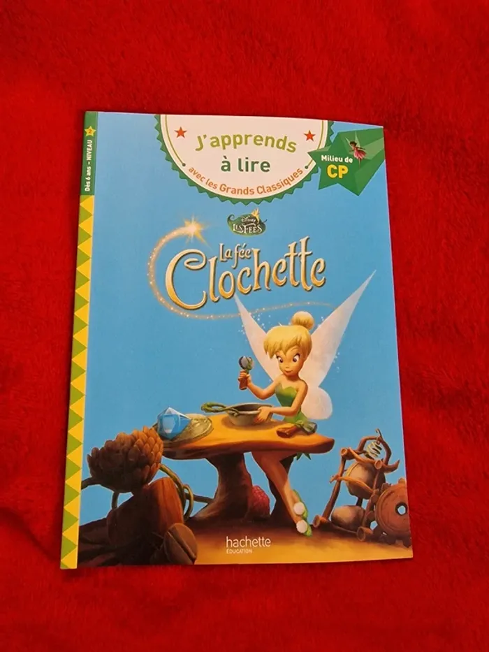 Livre j'apprends à lire la fée clochette