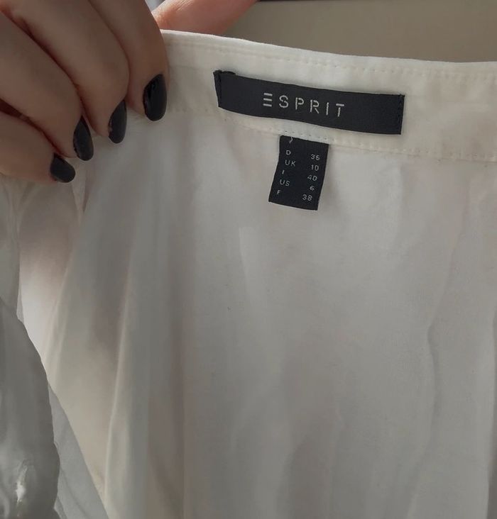 Chemise Esprit blanche taille 38  parfait état - photo numéro 5