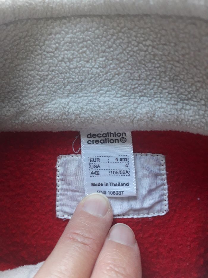 Veste polaire decathlon 4 ans - photo numéro 4