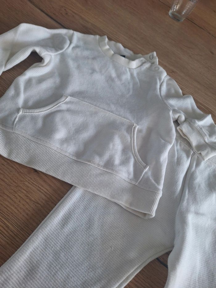 Ensemble kiabi 12 mois blanc - photo numéro 2