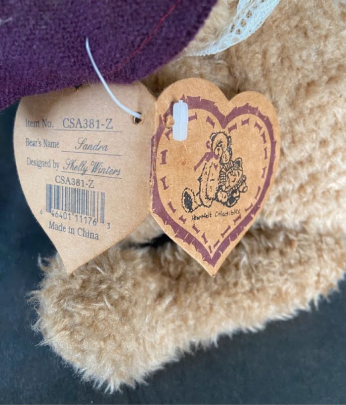 Ours de collection Sandra de Heartfelt Collectibles - photo numéro 4