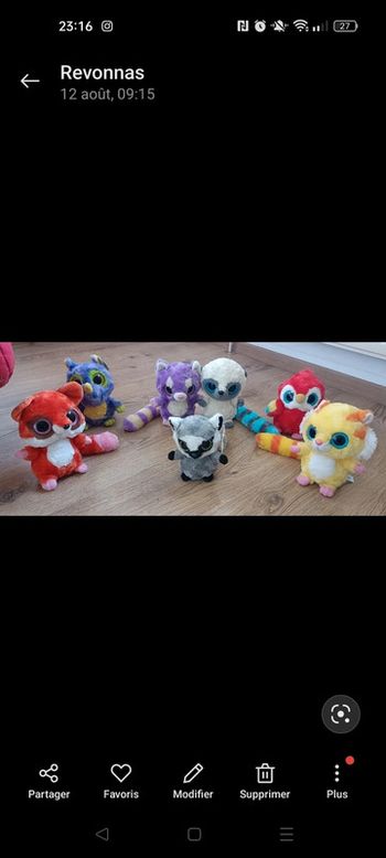 Lot peluche Yoohoo et Friends