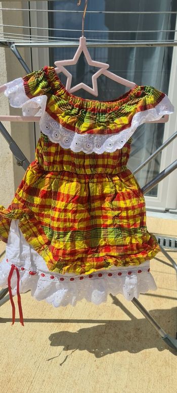 Robe guadeloupeenne 2 ans