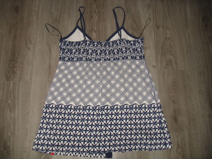 DÉBARDEUR BLEU MARINE ET BLANC "EDC BY ESPRIT" - TAILLE L - n°01 - photo numéro 3