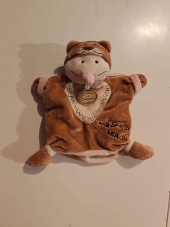 Doudou marionnette souris