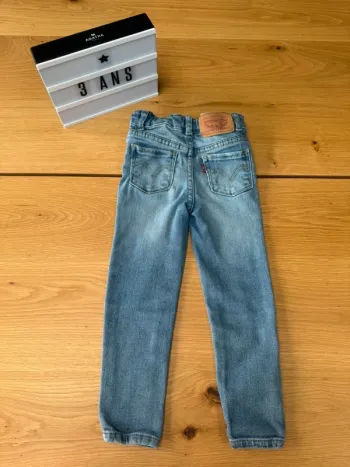 Jeans Levi’s bleu clair avec délavage coupe 720 super skinny - Taille 3/4 Ans