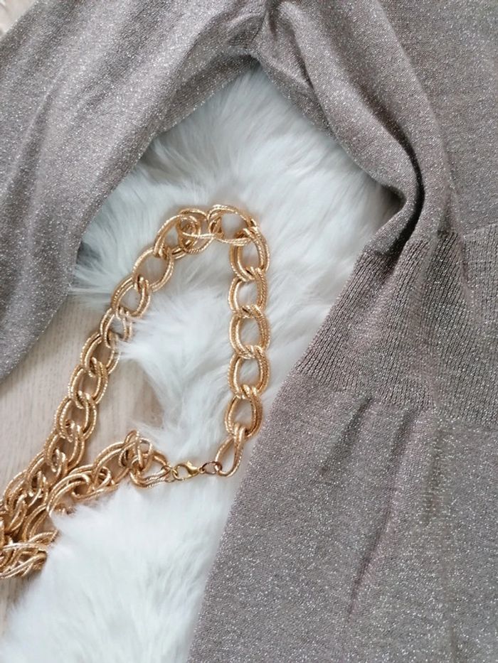 Pull pailleté Gérard Darel taille L - photo numéro 3