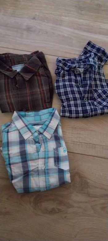 Lot 3 chemise 2 ans