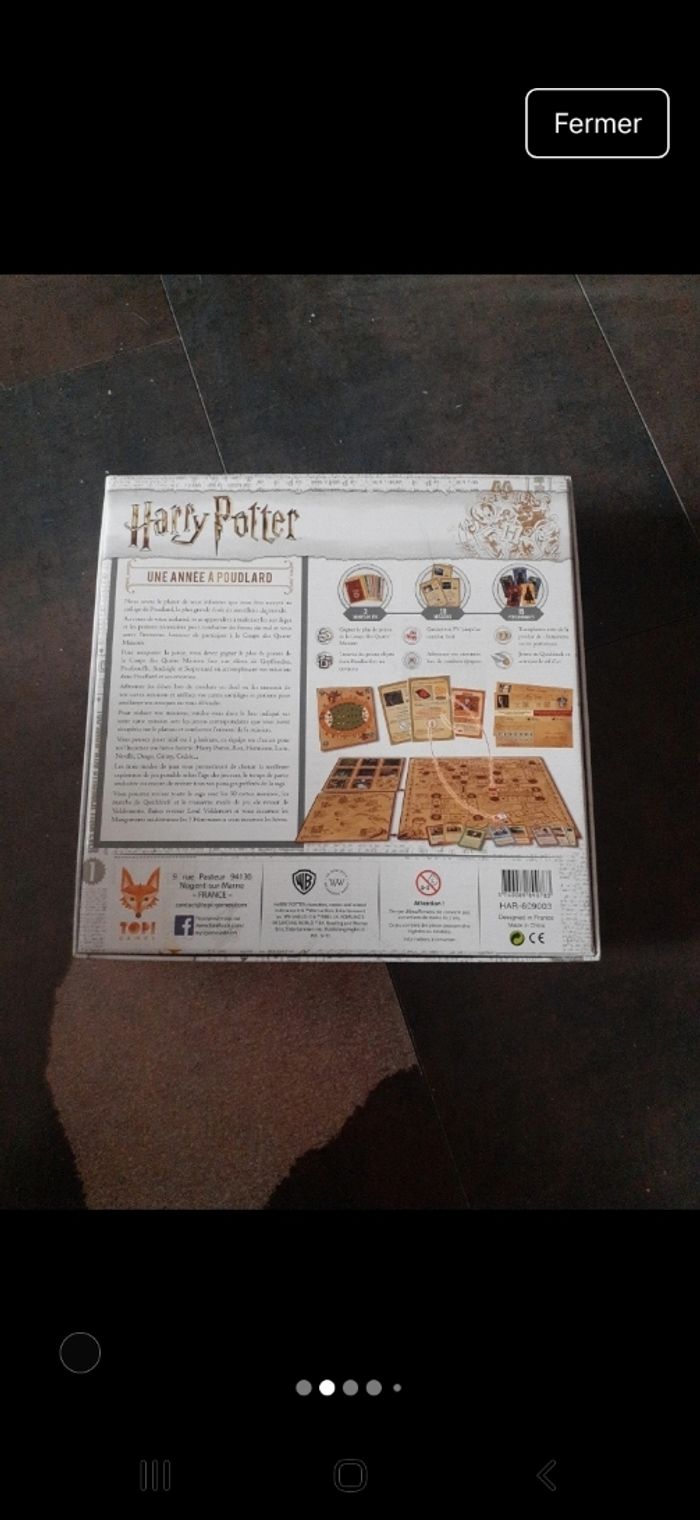 Jeu de société Harry Potter une année à Poudlard - photo numéro 2