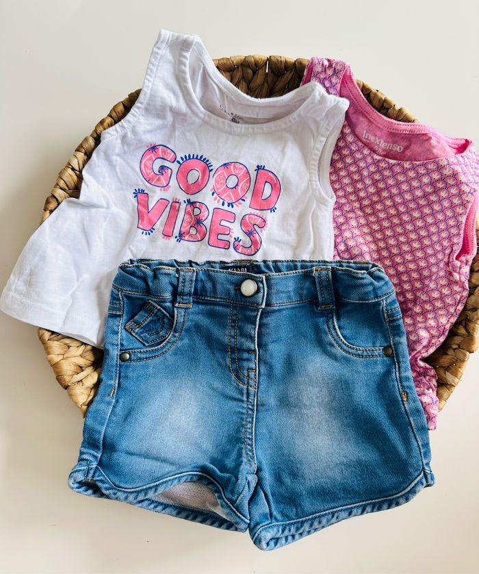 Lot de vêtements fille 9 mois été