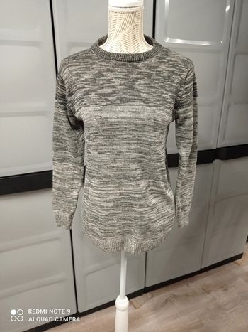 Pull tons gris - S