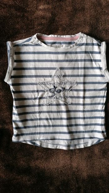 Tee shirt à rayures vertbaudet 24mois