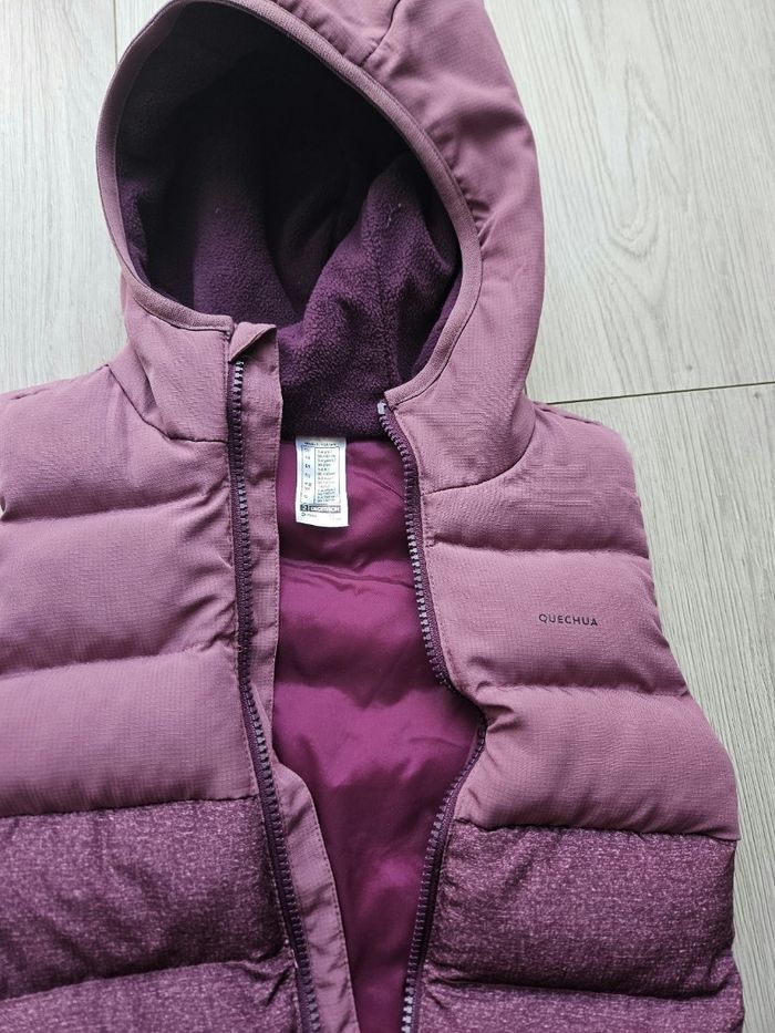 Veste sans manche prune Queshua 3/4 ans - photo numéro 3