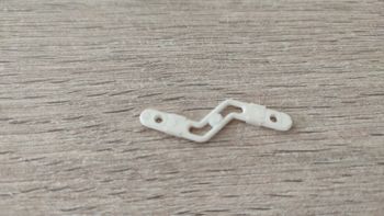 Fixation baguette pièce détachée miniature Bburago Burago Chevrolet Corvette 1957 1/18 1/18e 1/18ème