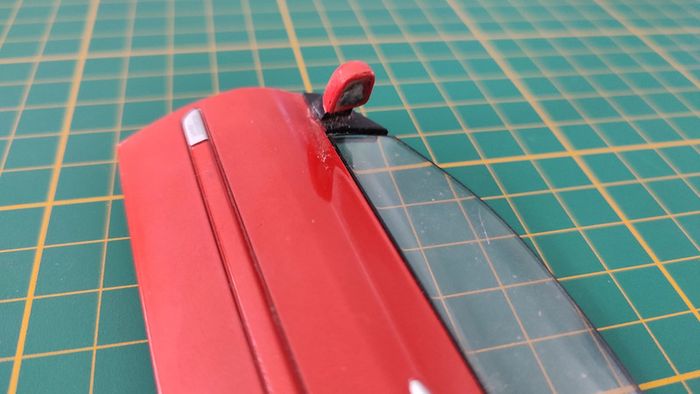 Porte gauche pièce détachée miniature Burago Renault Megane Sport 1/18 1/18e 1/18ème #B52 - photo numéro 3