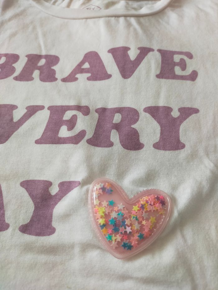 Tee-shirt fille 9/10 ans Tex. - photo numéro 2