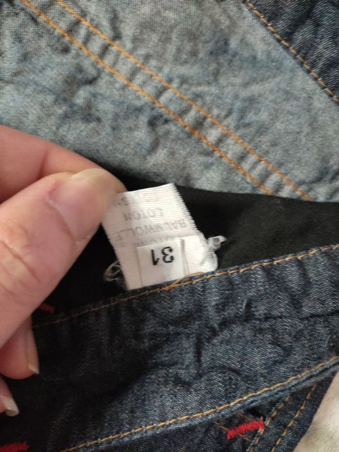 Jeans souple bleu Red Rose taille 38 - photo numéro 5