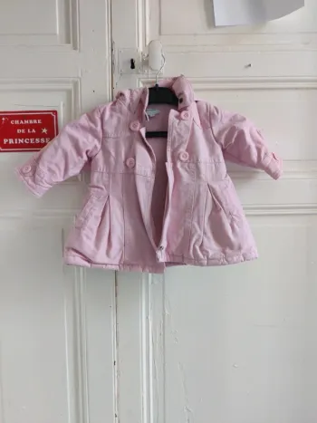 Veste chaude 6 mois rose