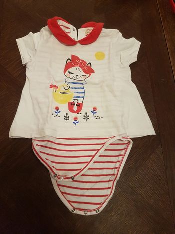 T shirt body intégré 24m