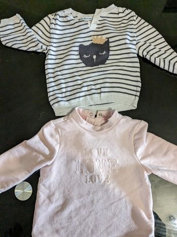 Lot de pull 12 mois