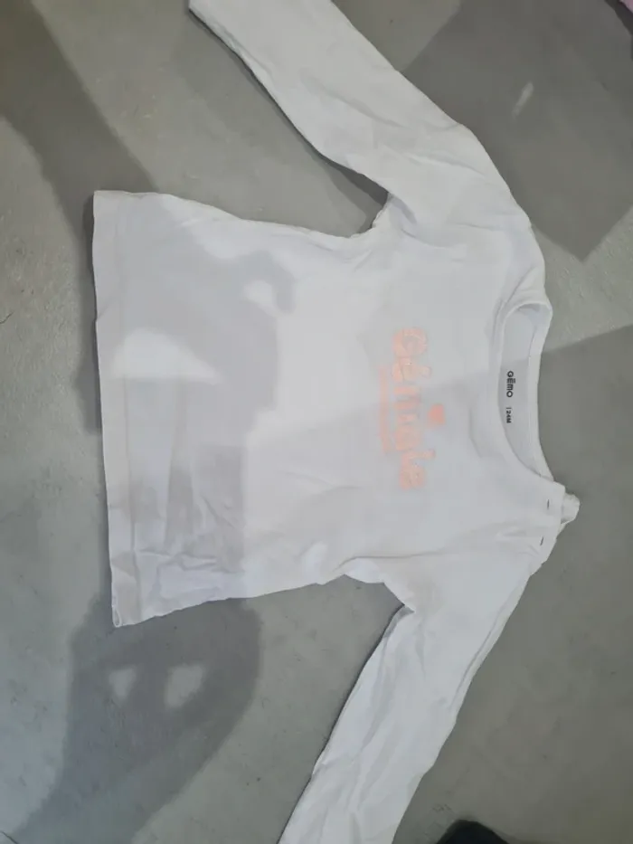 Tee shirt manches longues 24mois
