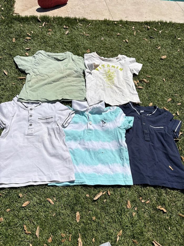 Lot de 5 Polos tee-shirts Orchestra en 3 ans