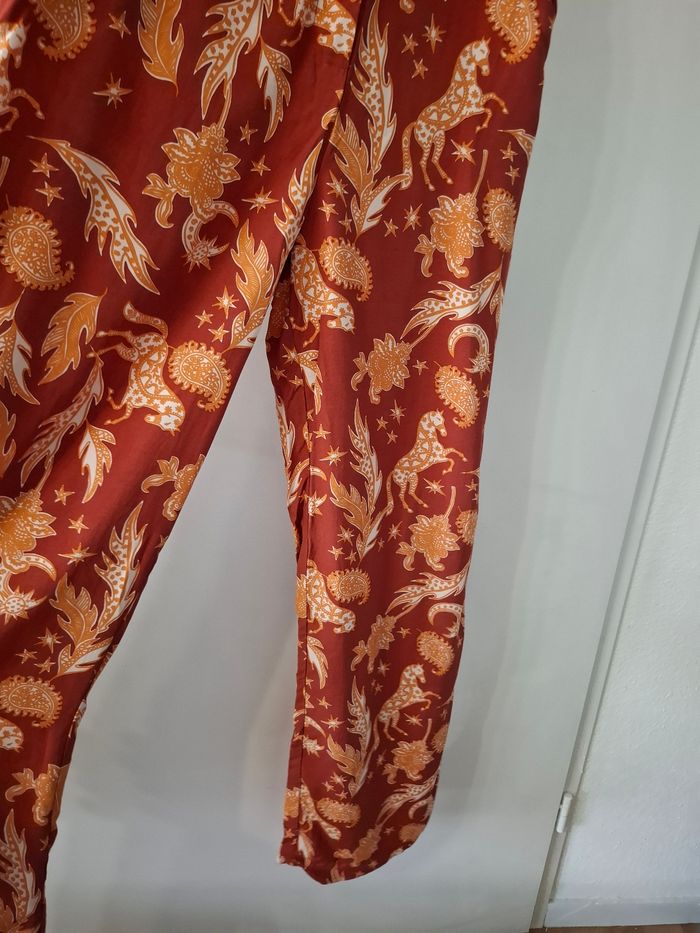 Pontalon ange jambe large taille 38 en très bon état - photo numéro 3