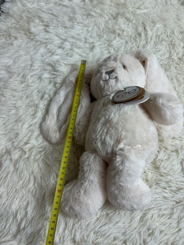 Peluche lapin blanc OB design - photo numéro 4