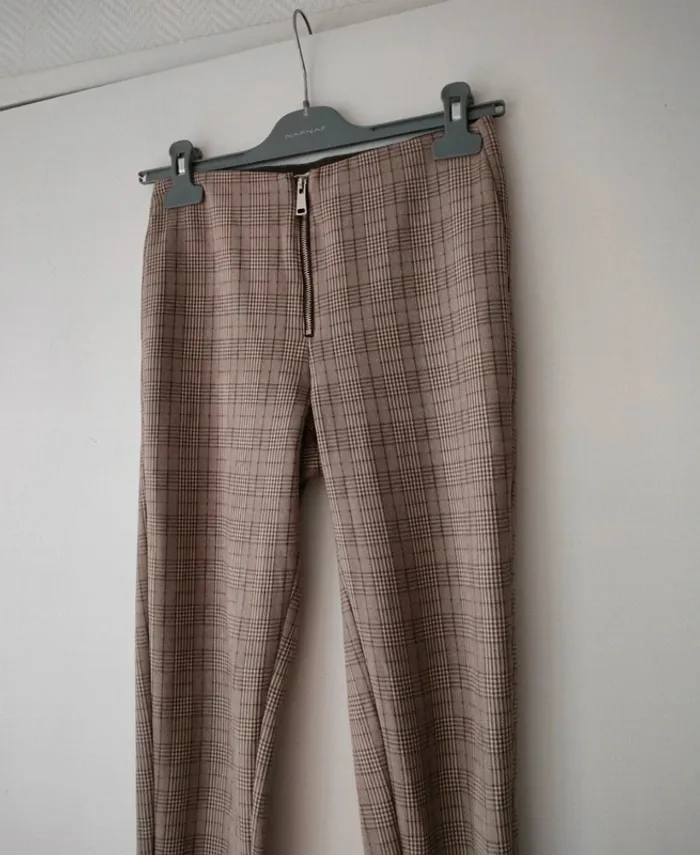 Pantalon peau de pêche Mango XS - photo numéro 5
