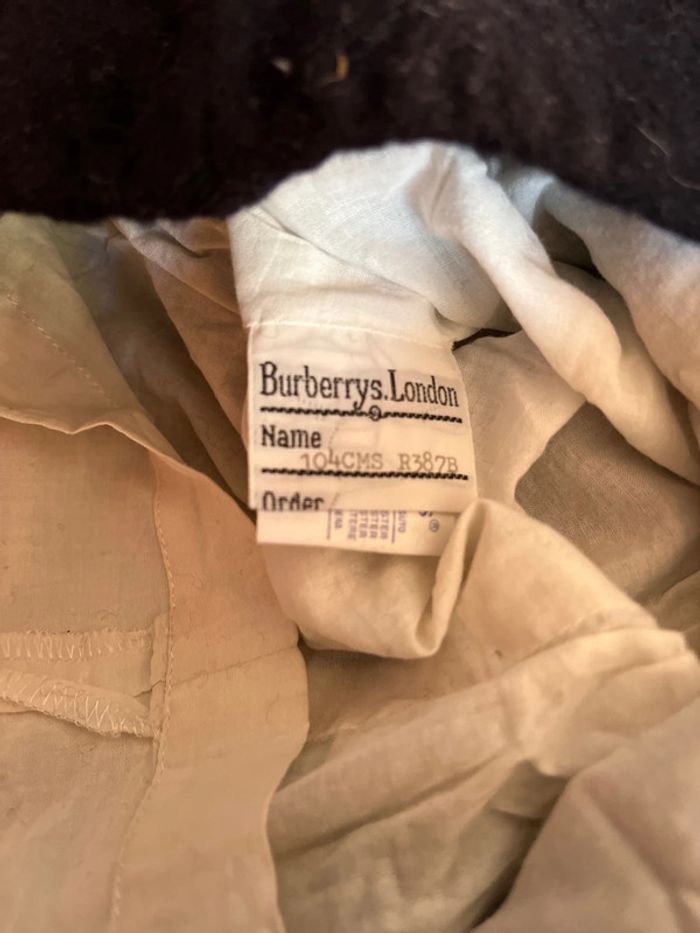 Jupe longue vintage en tweed marque burberry pour 3 ans - photo numéro 7