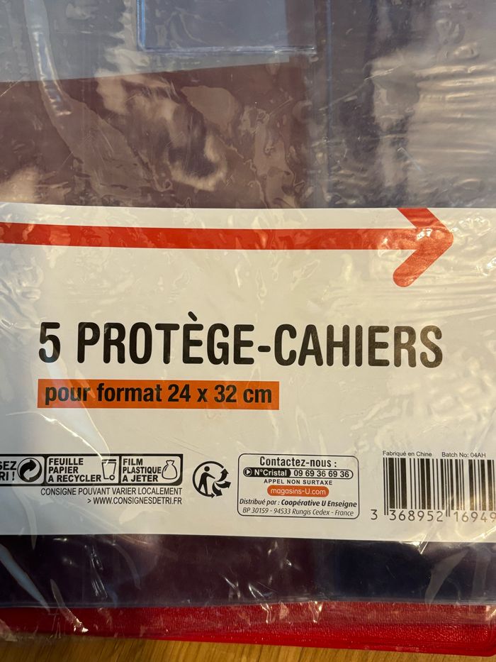 Lot 15 protège-cahiers grand format (couleurs et transparent) - photo numéro 4