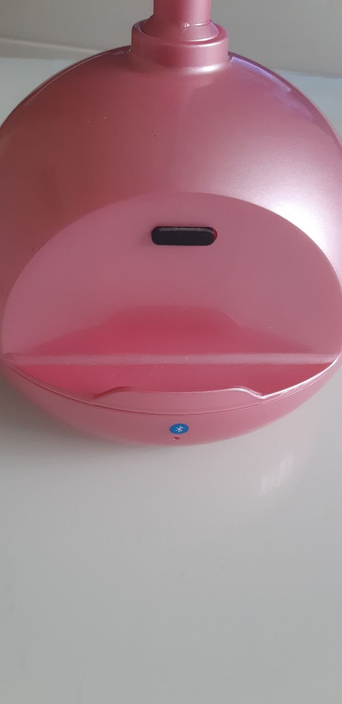 Lampe de bureau bluetooth rose - photo numéro 6