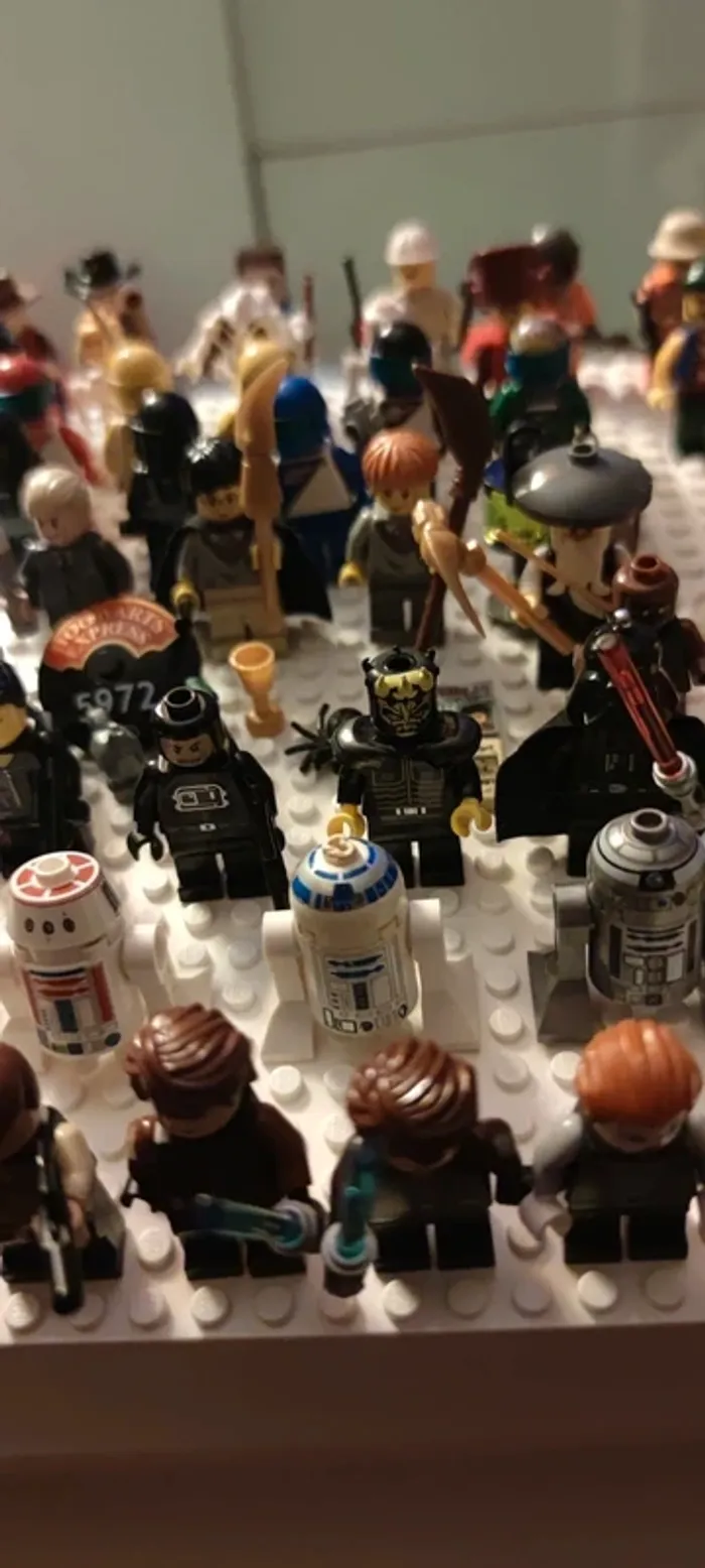 Gros lot de figurines lego star wars, Ninjago, Harry Potter, Minecraft, Technic, City - photo numéro 6