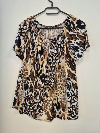 blouse leopard taille m