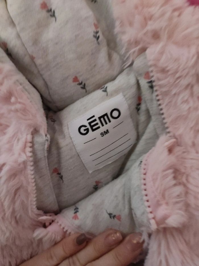 Combinaison rose toute douce pour bébé 9 mois - photo numéro 4