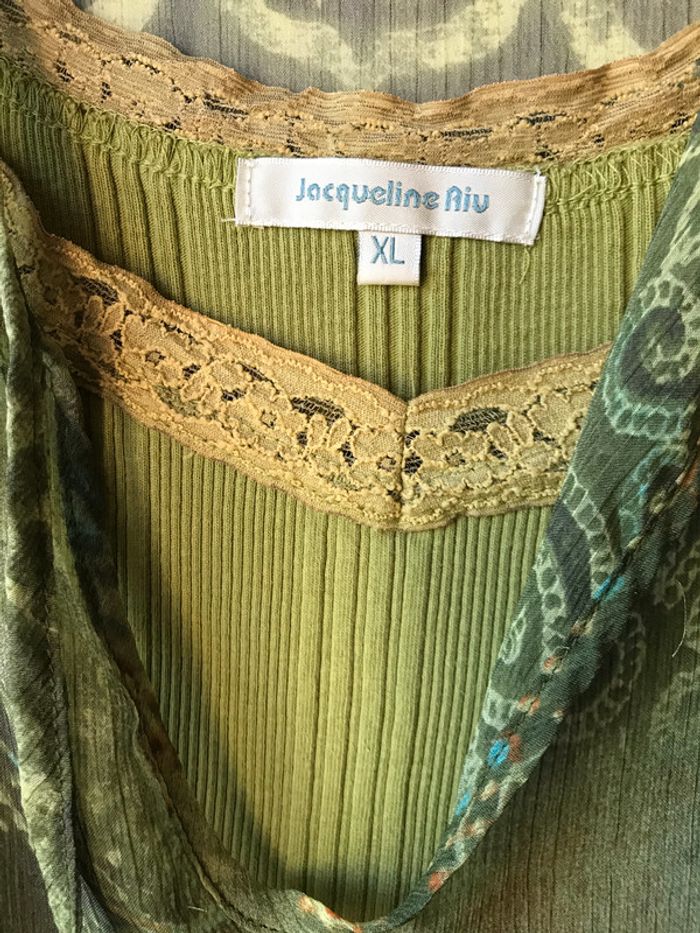 tunique voile avec caraco J.Riu - photo numéro 3