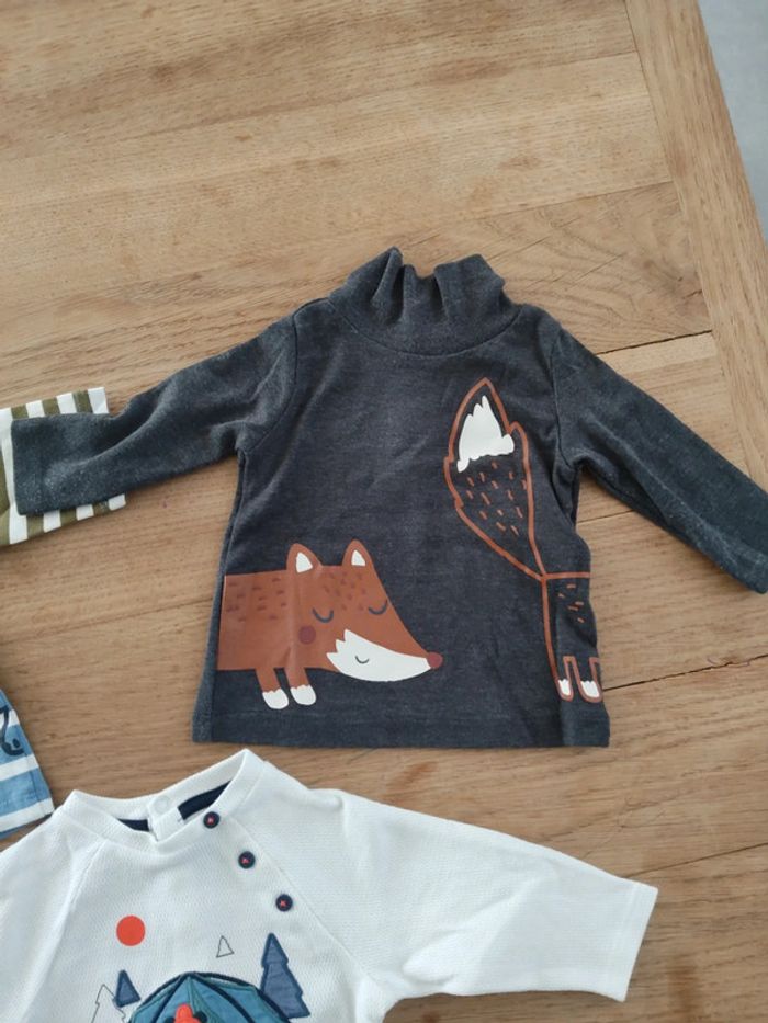 Lot tee-shirt manche longue - photo numéro 3