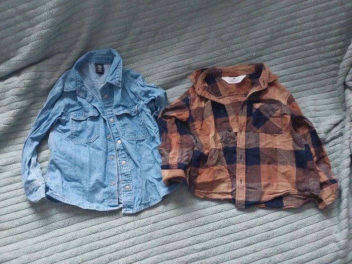 Lot 2 chemises h&m 4/5 ans