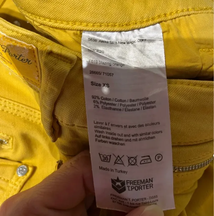 Jean slim cropped Alexa New Magic Color Freeman T.Porter XS - photo numéro 4
