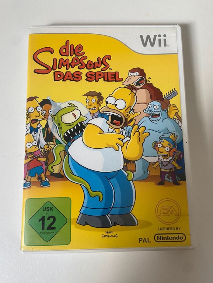 Die simpsons das spiel nintendo wii