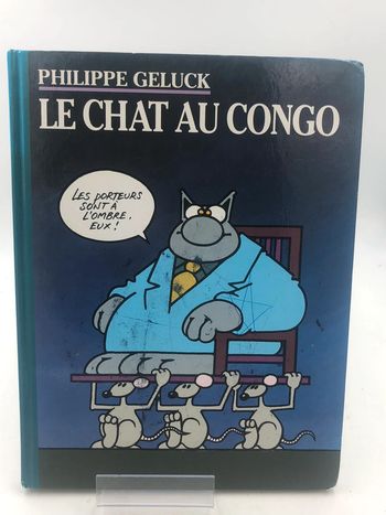 Bande dessinée le chat au Congo