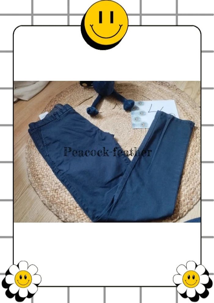 Pantalon Chino bleu smog 40 - photo numéro 4