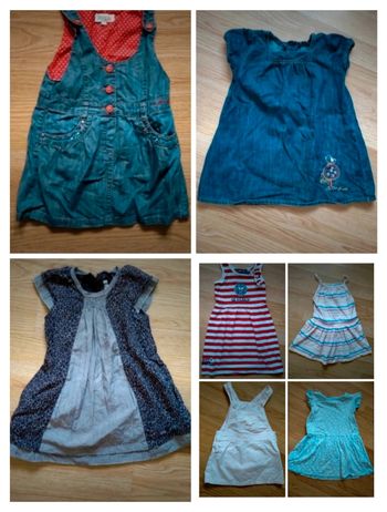 Lot de 7 robes été. Taille 24 mois / 2 ans.