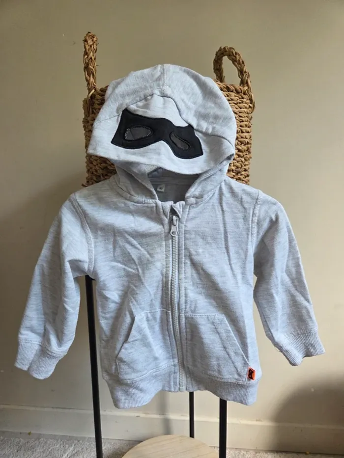 Gilet zippé 18 mois