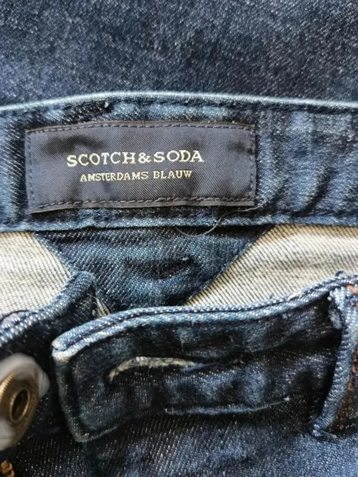 Jean Scotch & Soda coupe skinny 7/8iem ,taille haute ,stretch - photo numéro 10