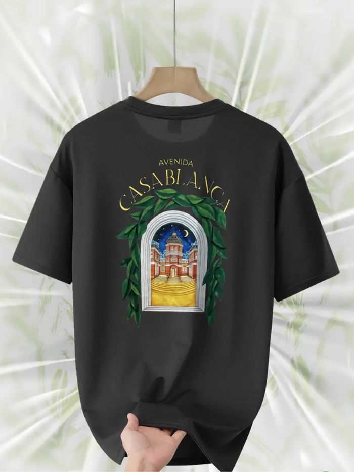 T-shirt Casablanca noir - photo numéro 2