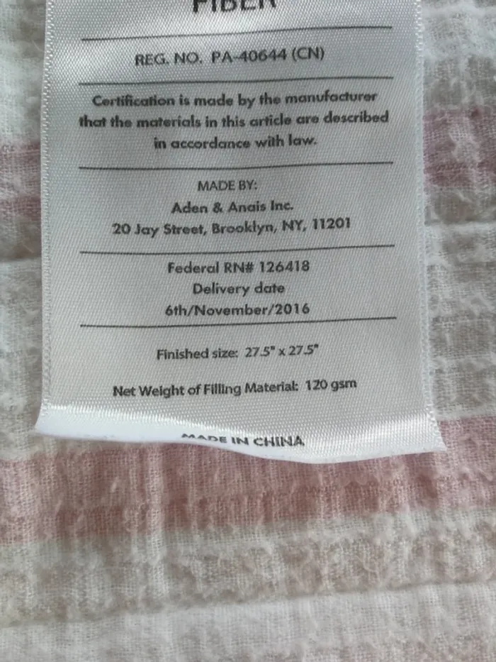 Lot gigoteuse et couverture Aden&Anaïs, 6-12 mois - photo numéro 8