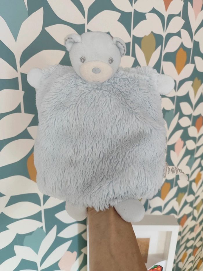 Doudou marionnette ourson ours nounours perle kaloo - photo numéro 3